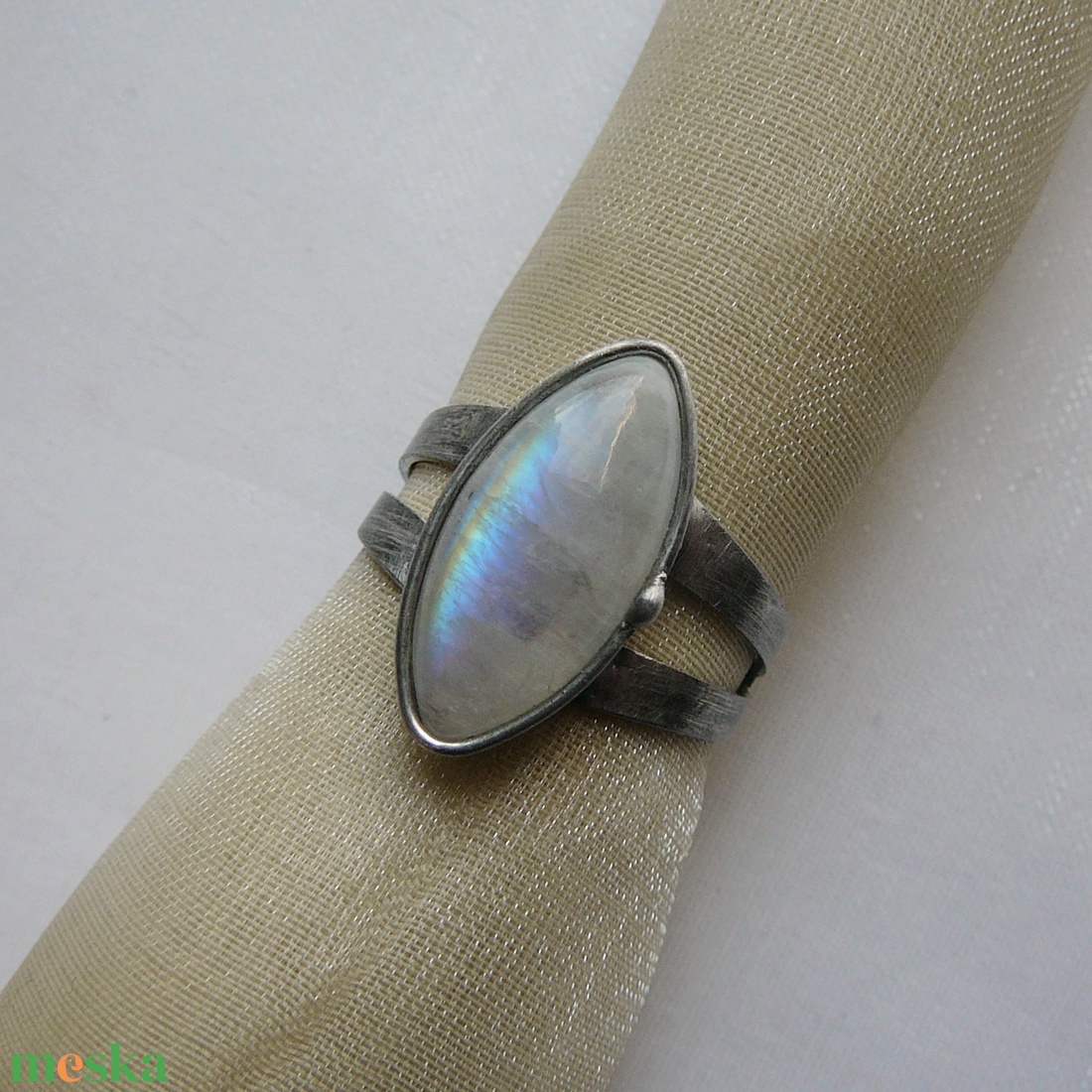 Holdkő gyűrű - ékszer - gyűrű - szoliter gyűrű - Meska.hu