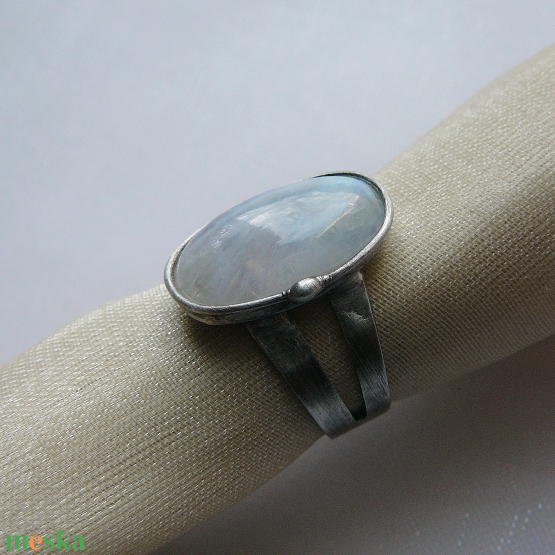 Holdkő gyűrű - ékszer - gyűrű - szoliter gyűrű - Meska.hu