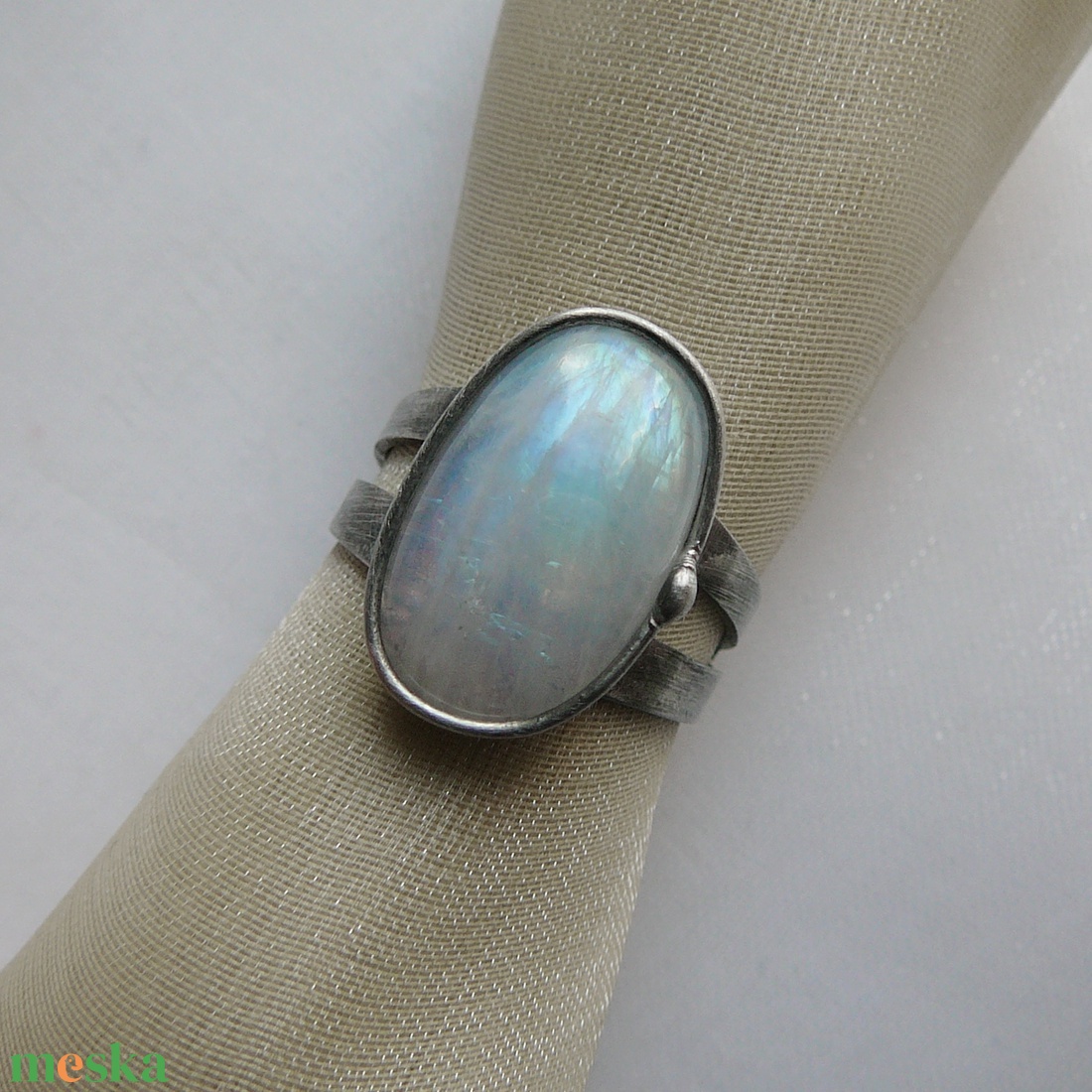 Holdkő gyűrű - ékszer - gyűrű - szoliter gyűrű - Meska.hu