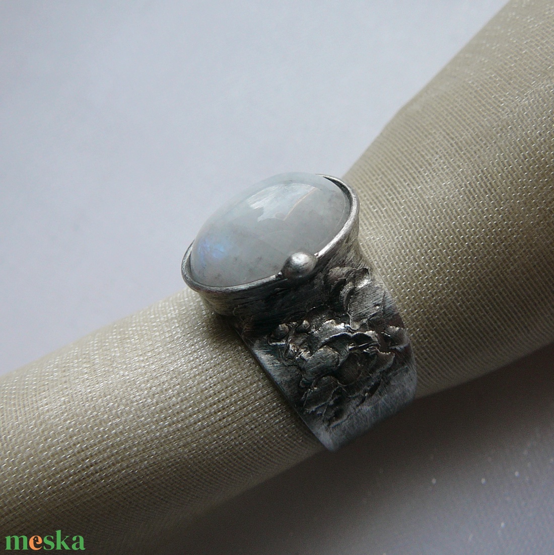 Holdkő gyűrű - ékszer - gyűrű - szoliter gyűrű - Meska.hu