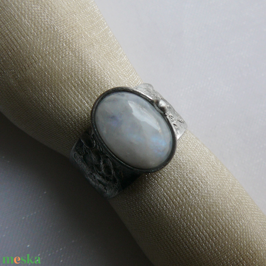 Holdkő gyűrű - ékszer - gyűrű - szoliter gyűrű - Meska.hu