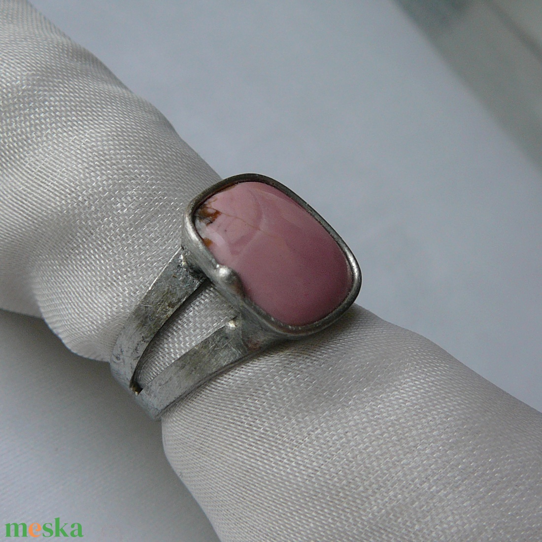 Rodonit gyűrű - ékszer - gyűrű - szoliter gyűrű - Meska.hu