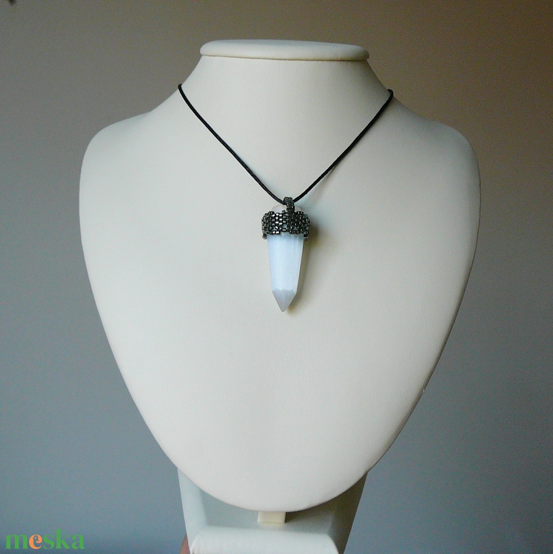 Szelenit inga medál - ékszer - nyaklánc - medálos nyaklánc - Meska.hu