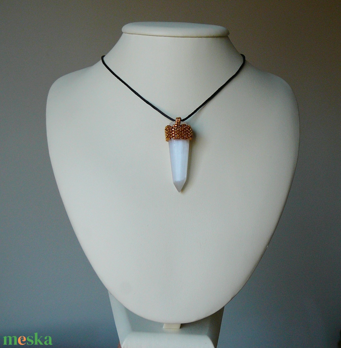 Szelenit inga medál - ékszer - nyaklánc - medálos nyaklánc - Meska.hu