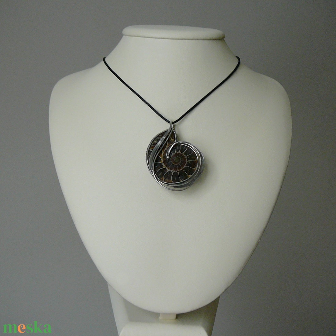 Ammonitesz medál - ékszer - nyaklánc - medálos nyaklánc - Meska.hu