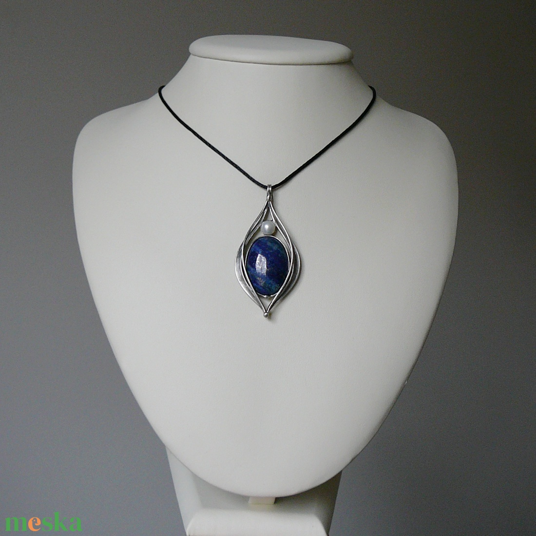 Lápisz lazuli medál - ékszer - nyaklánc - medálos nyaklánc - Meska.hu