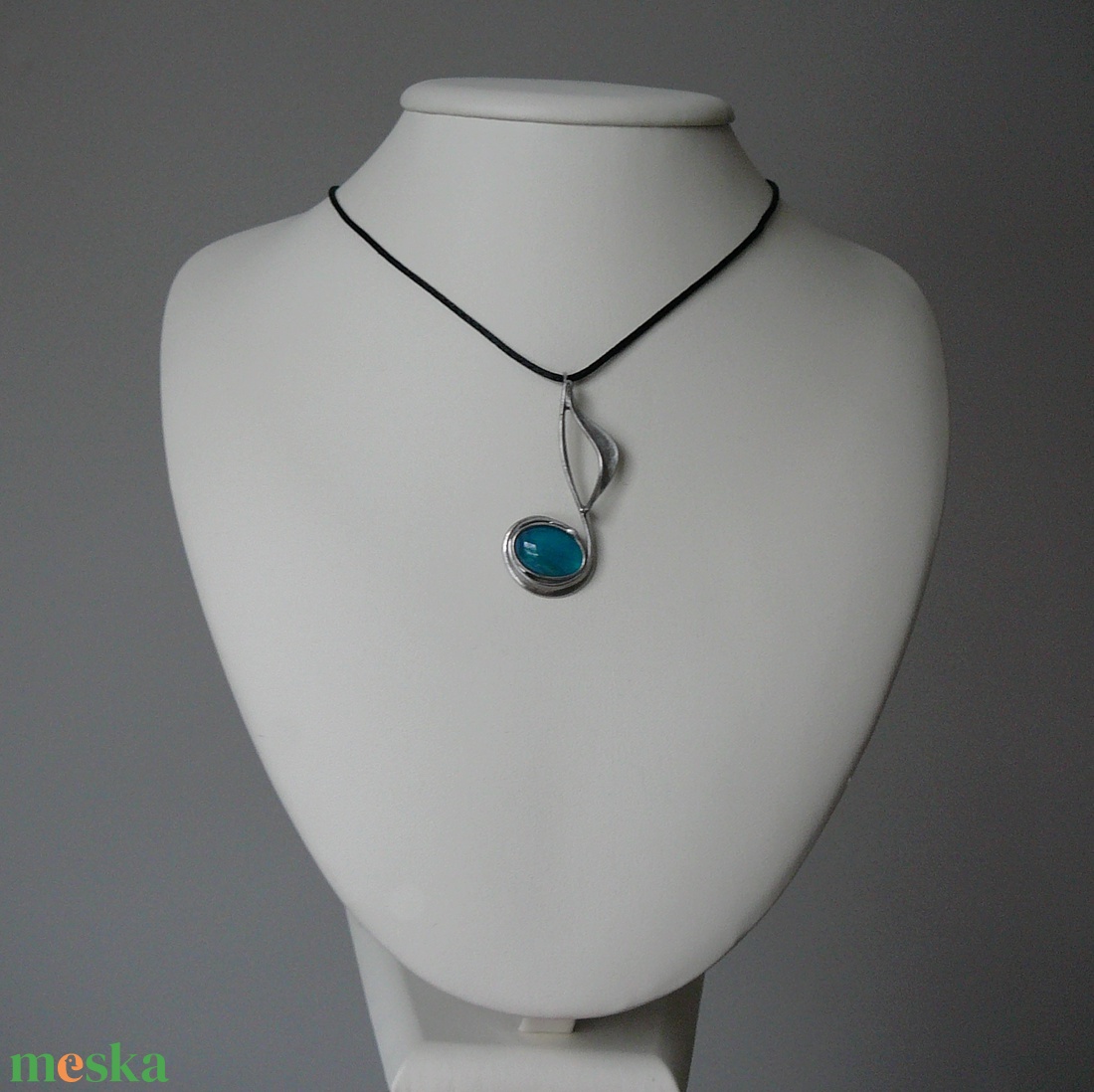 Achát hangjegy medál - ékszer - nyaklánc - medálos nyaklánc - Meska.hu