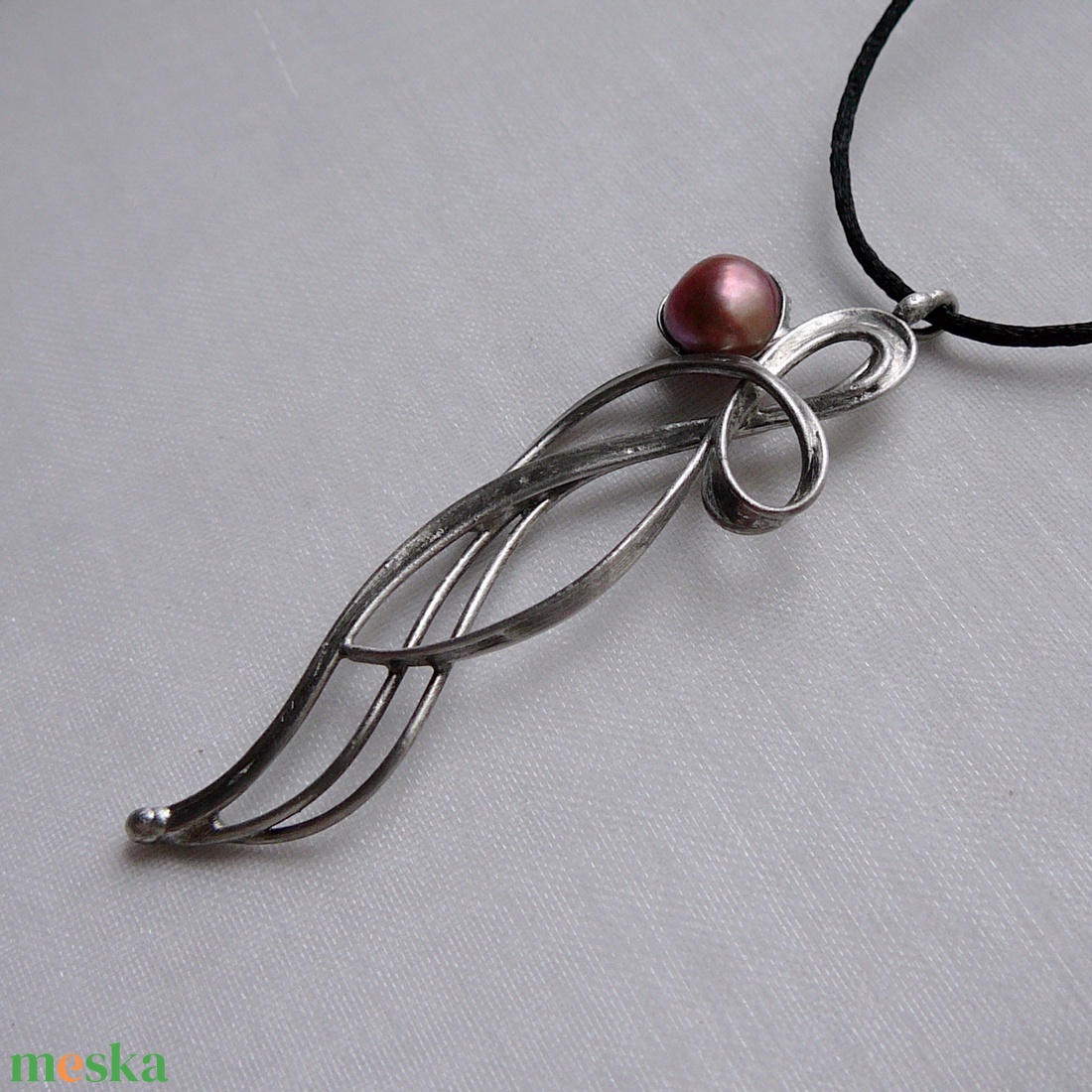 Folyami gyöngy  medál - ékszer - nyaklánc - medálos nyaklánc - Meska.hu