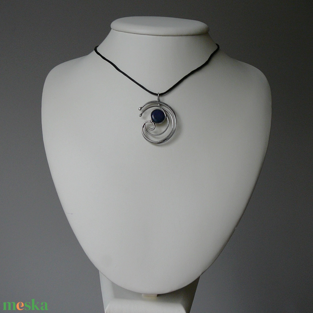 Lápisz lazuli medál - ékszer - nyaklánc - medálos nyaklánc - Meska.hu