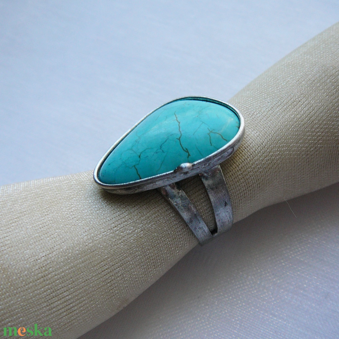 Türkinit gyűrű - ékszer - gyűrű - szoliter gyűrű - Meska.hu