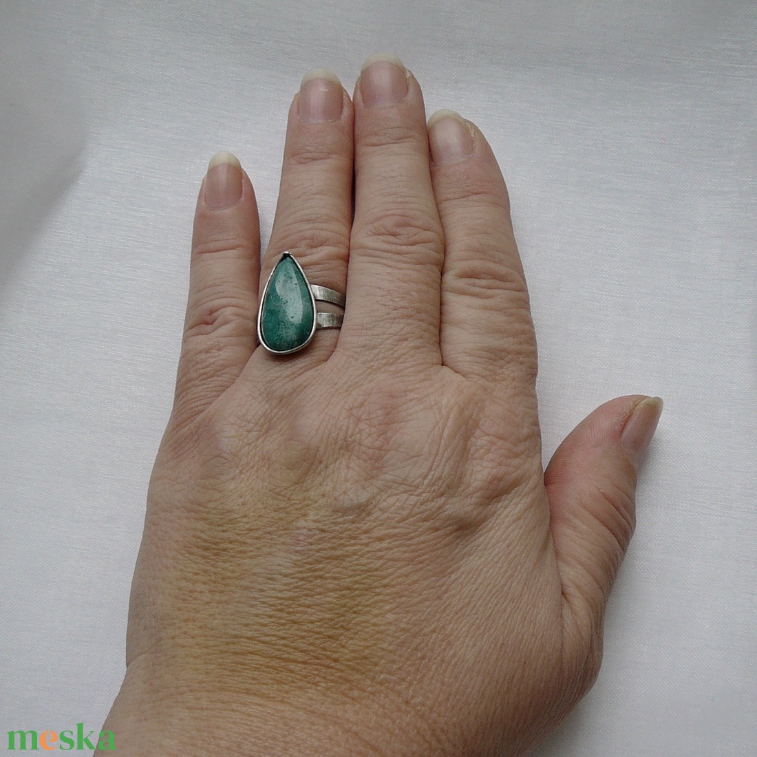 Moha achát gyűrű - ékszer - gyűrű - szoliter gyűrű - Meska.hu