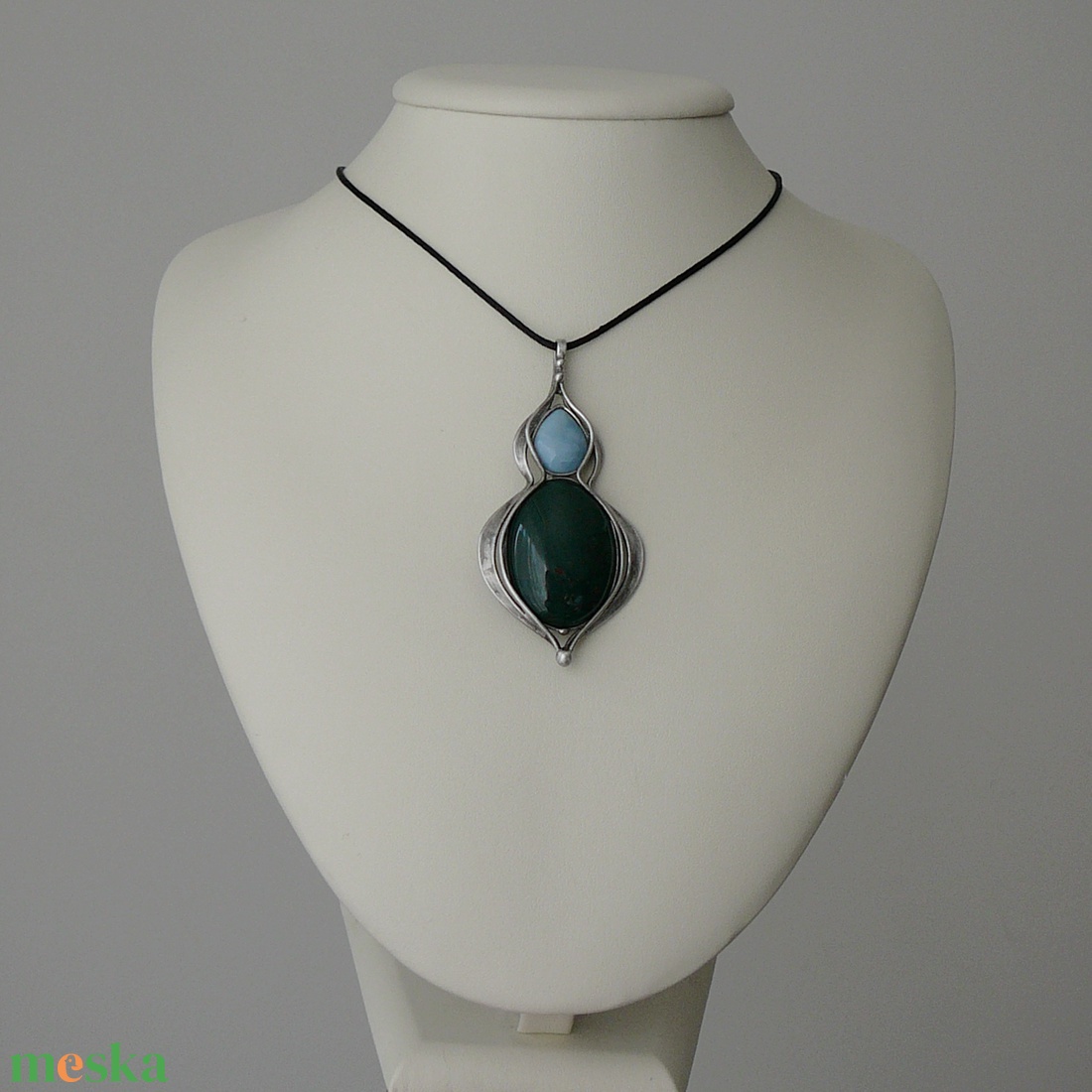 Heliotróp medál - ékszer - nyaklánc - medálos nyaklánc - Meska.hu