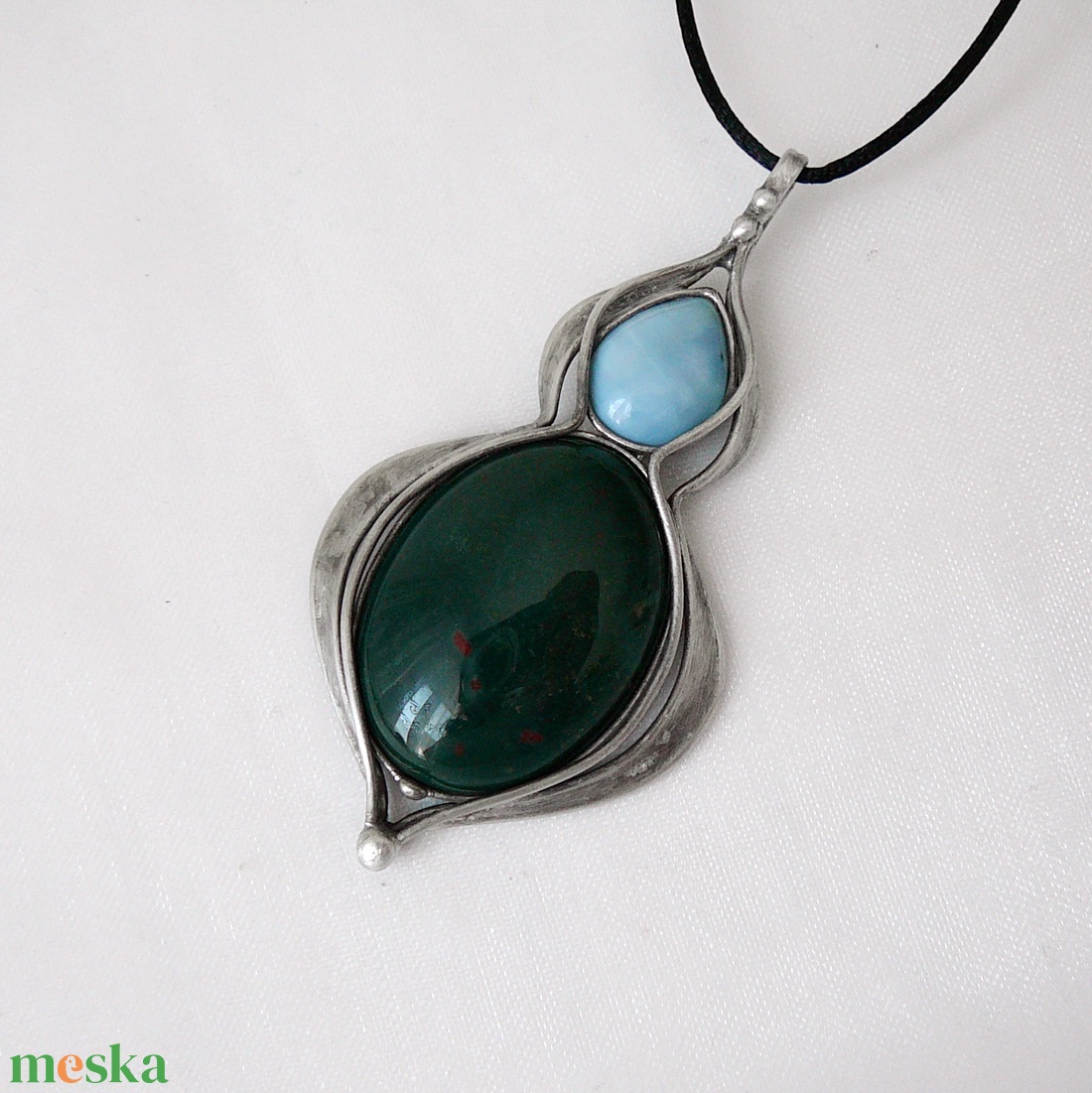 Heliotróp medál - ékszer - nyaklánc - medálos nyaklánc - Meska.hu