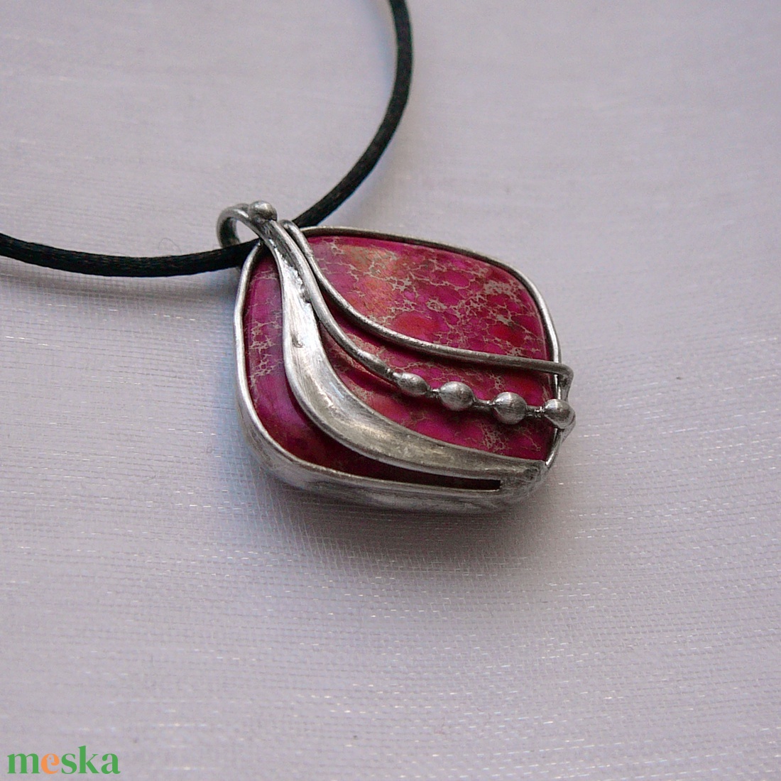 Üledéki jáspis medál - ékszer - nyaklánc - medálos nyaklánc - Meska.hu