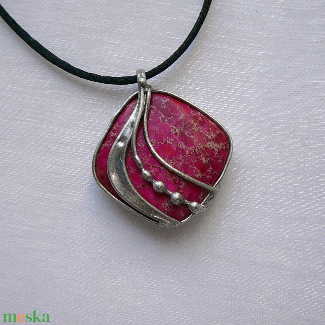 Üledéki jáspis medál - ékszer - nyaklánc - medálos nyaklánc - Meska.hu