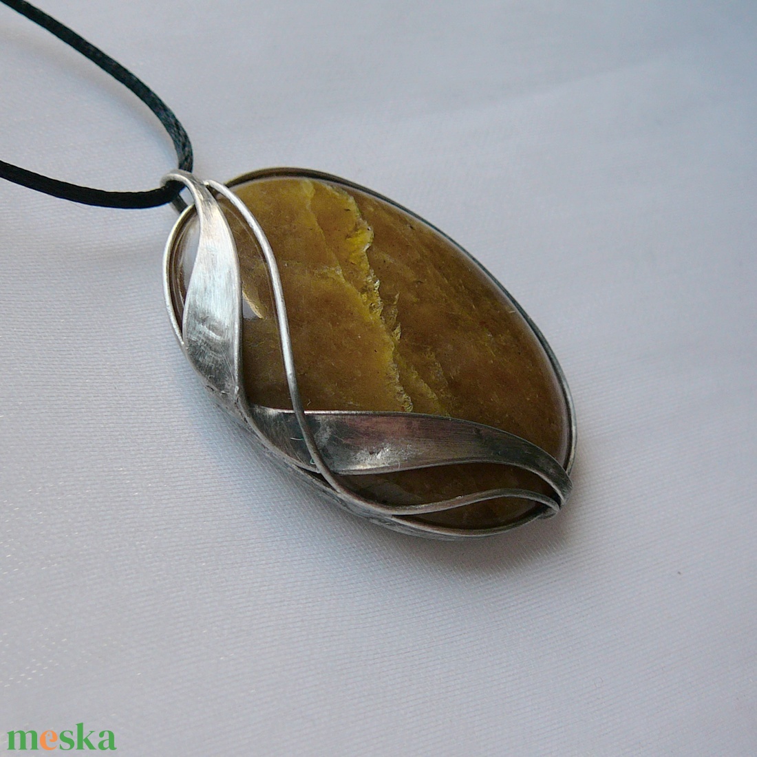 Heliodor medál - ékszer - nyaklánc - medálos nyaklánc - Meska.hu