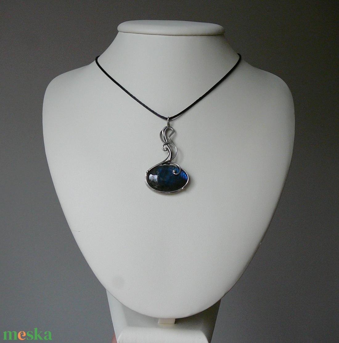 Labradorit medál - ékszer - nyaklánc - medál - Meska.hu