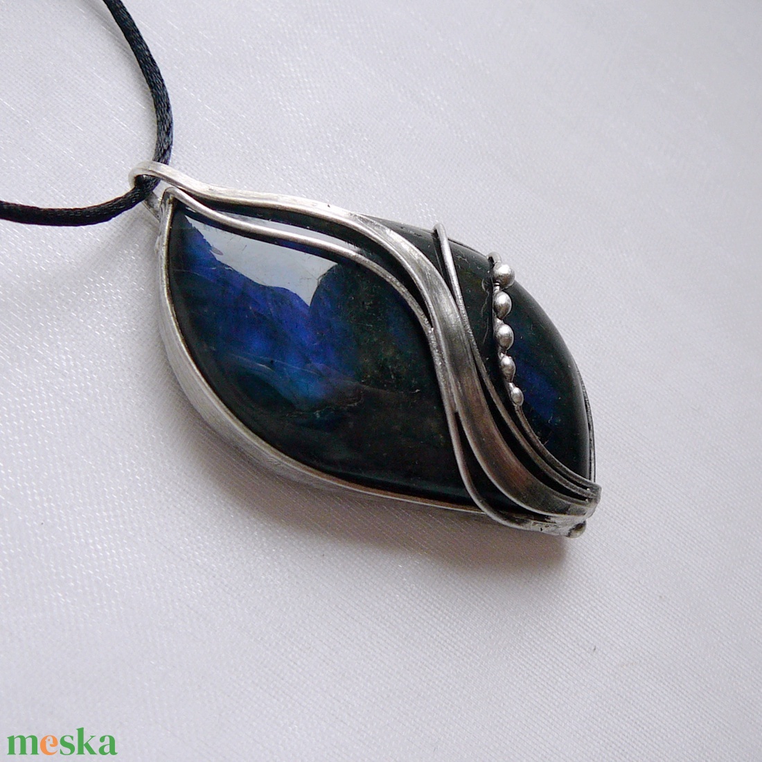 Labradorit medál - ékszer - nyaklánc - medál - Meska.hu