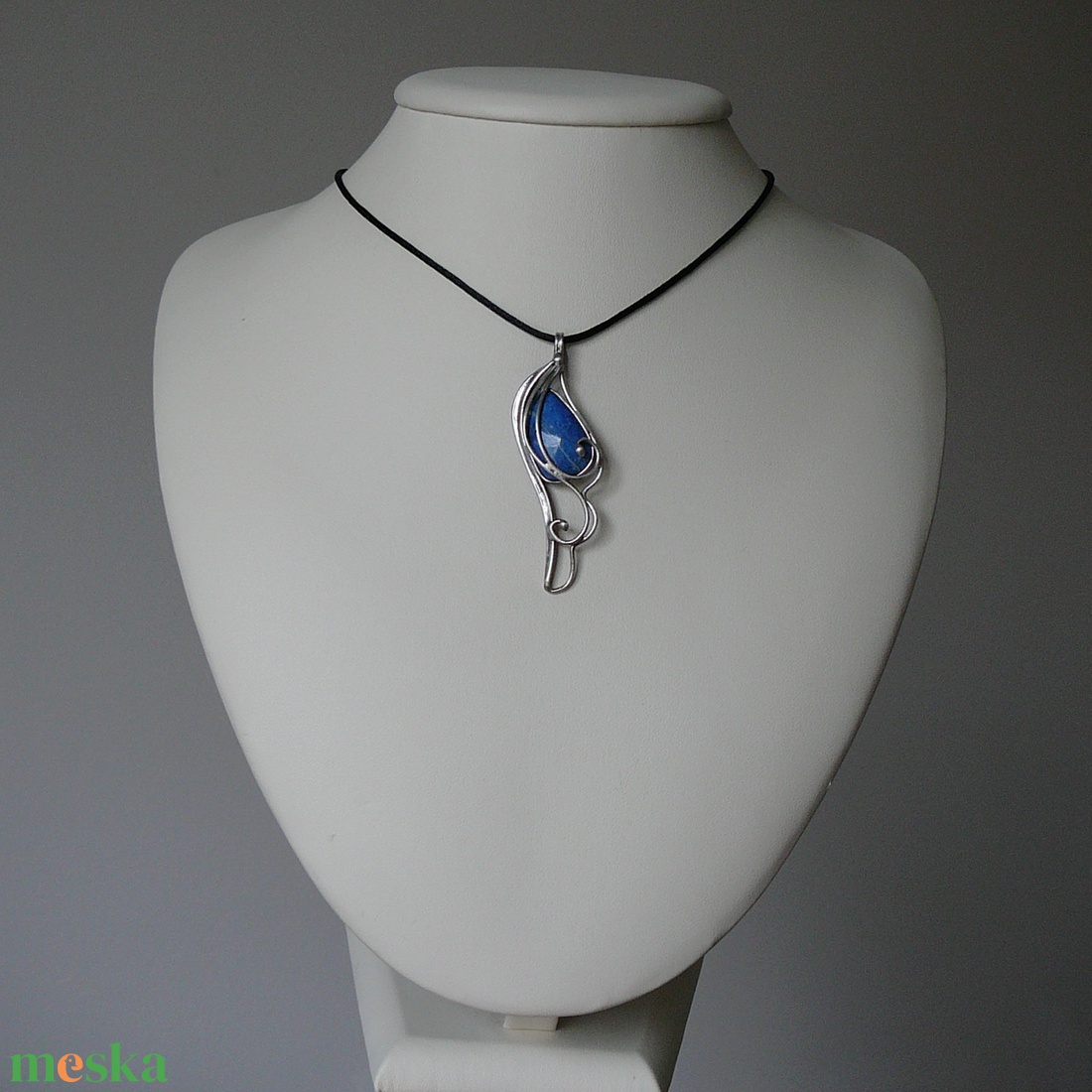 Lápisz lazuli szárny medál - ékszer - nyaklánc - medálos nyaklánc - Meska.hu