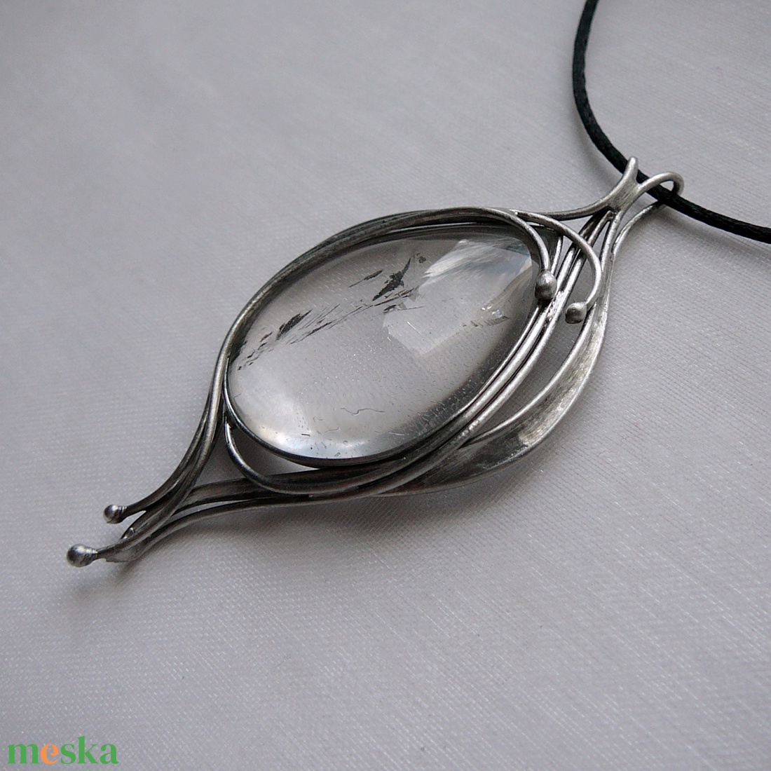 Hegyikristály medál - ékszer - nyaklánc - medálos nyaklánc - Meska.hu