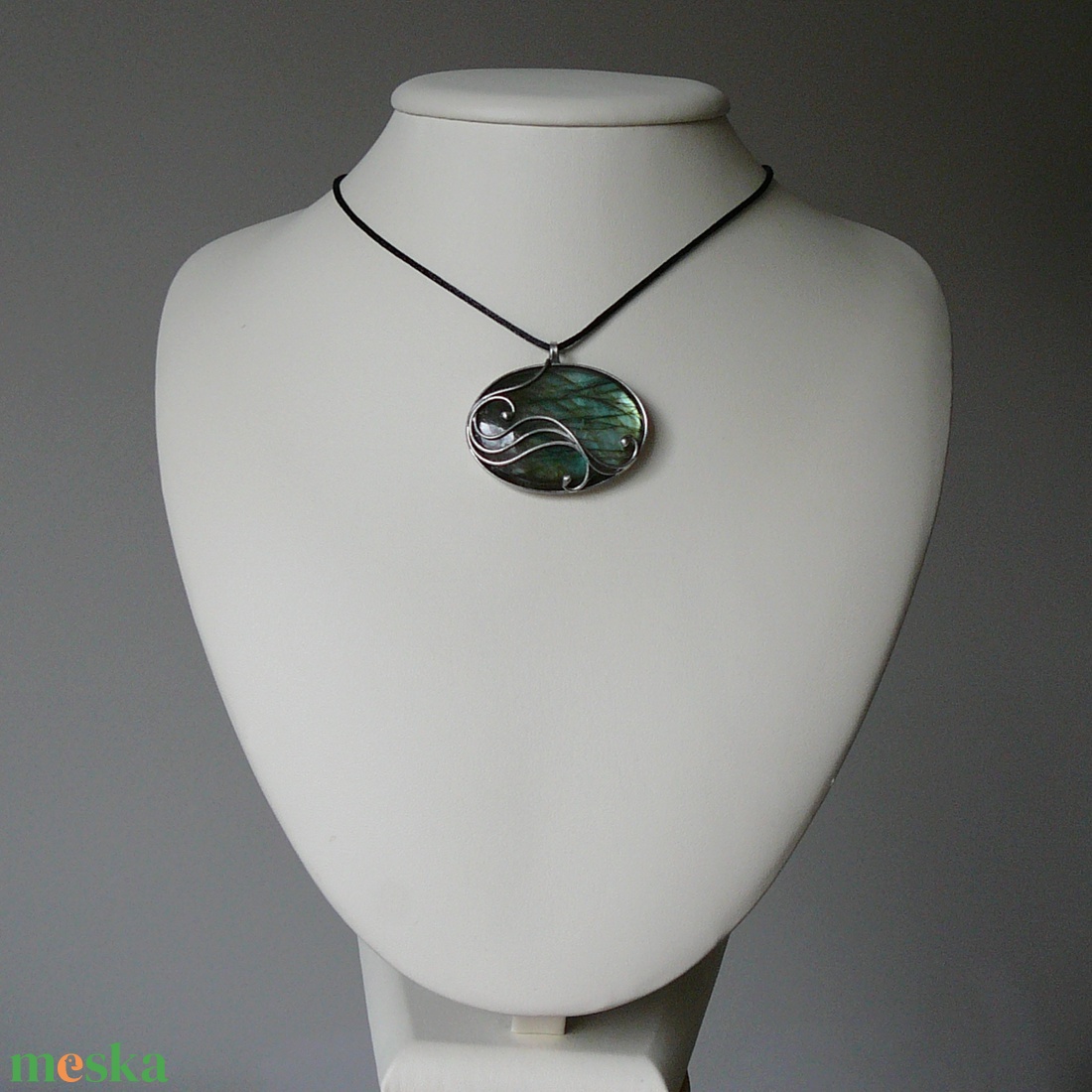 Labradorit medál - ékszer - nyaklánc - medál - Meska.hu