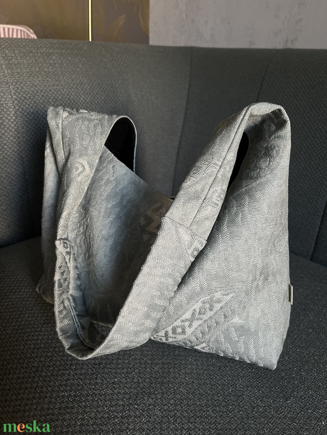 Jacquard szövet Hobo Táska  - táska & tok - kézitáska & válltáska - nagy pakolós táska - Meska.hu
