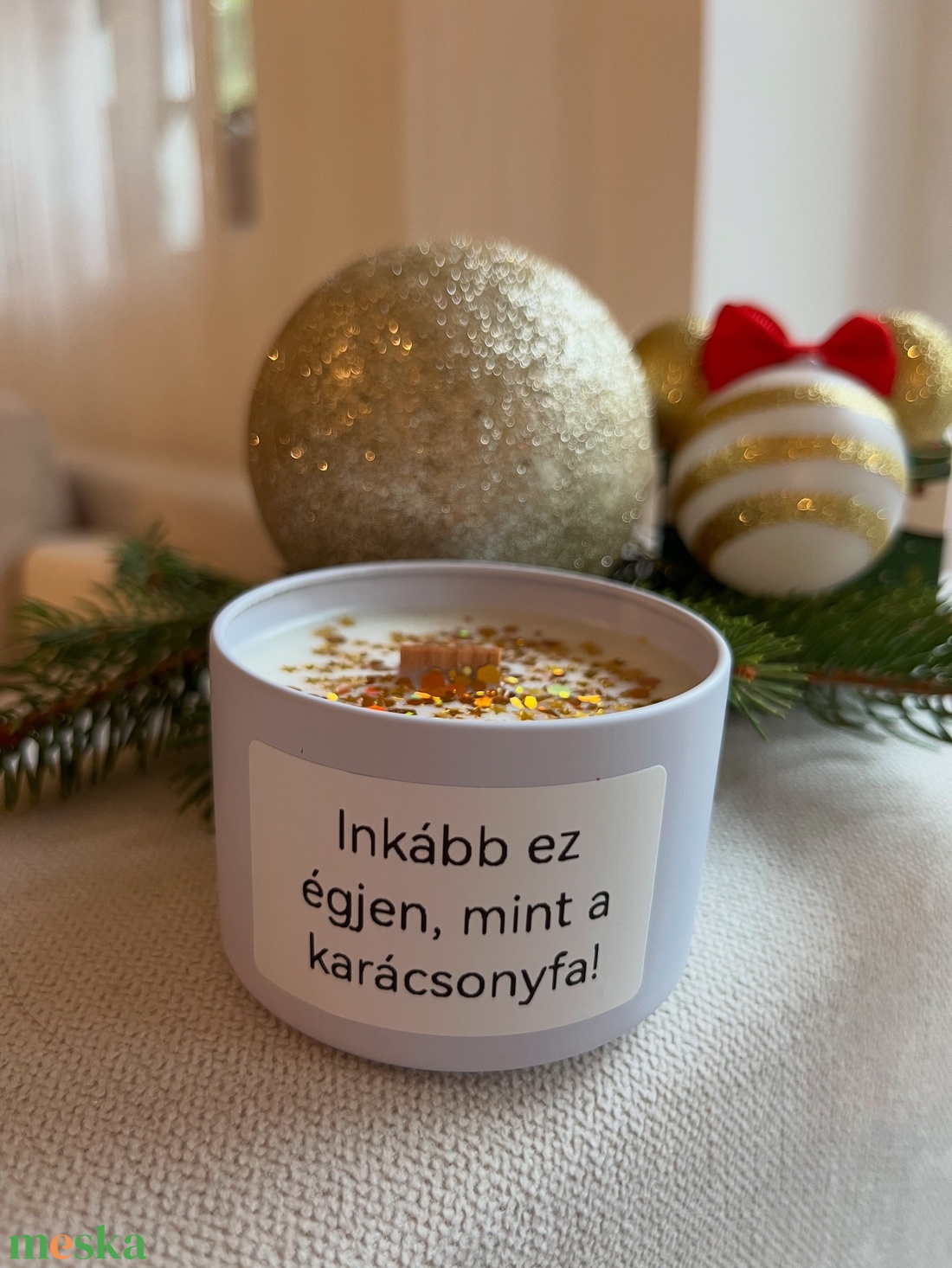 Inkább ez égjen, mint a karácsonyfa - Díszdobozos karácsonyi egyedi feliratos szójaviasz gyertya - otthon & életmód - gyertya, illat, aroma - gyertya - Meska.hu Inkább ez égjen, mint a karácsonyfa - Díszdobozos karácsonyi egyedi feliratos szójaviasz gyertya - otthon & életmód - gyertya, illat, aroma - gyertya - Meska.hu
