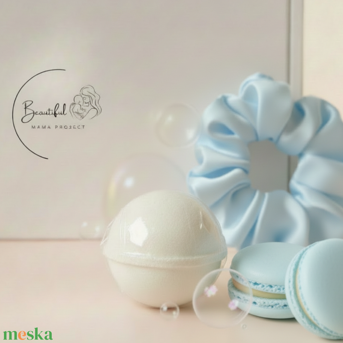 Mini Beautiful Mama Project box- kozmetikai ajándékbox ANYÁKNAK - baba - mama - babalátogató ajándékcsomag - Meska.hu