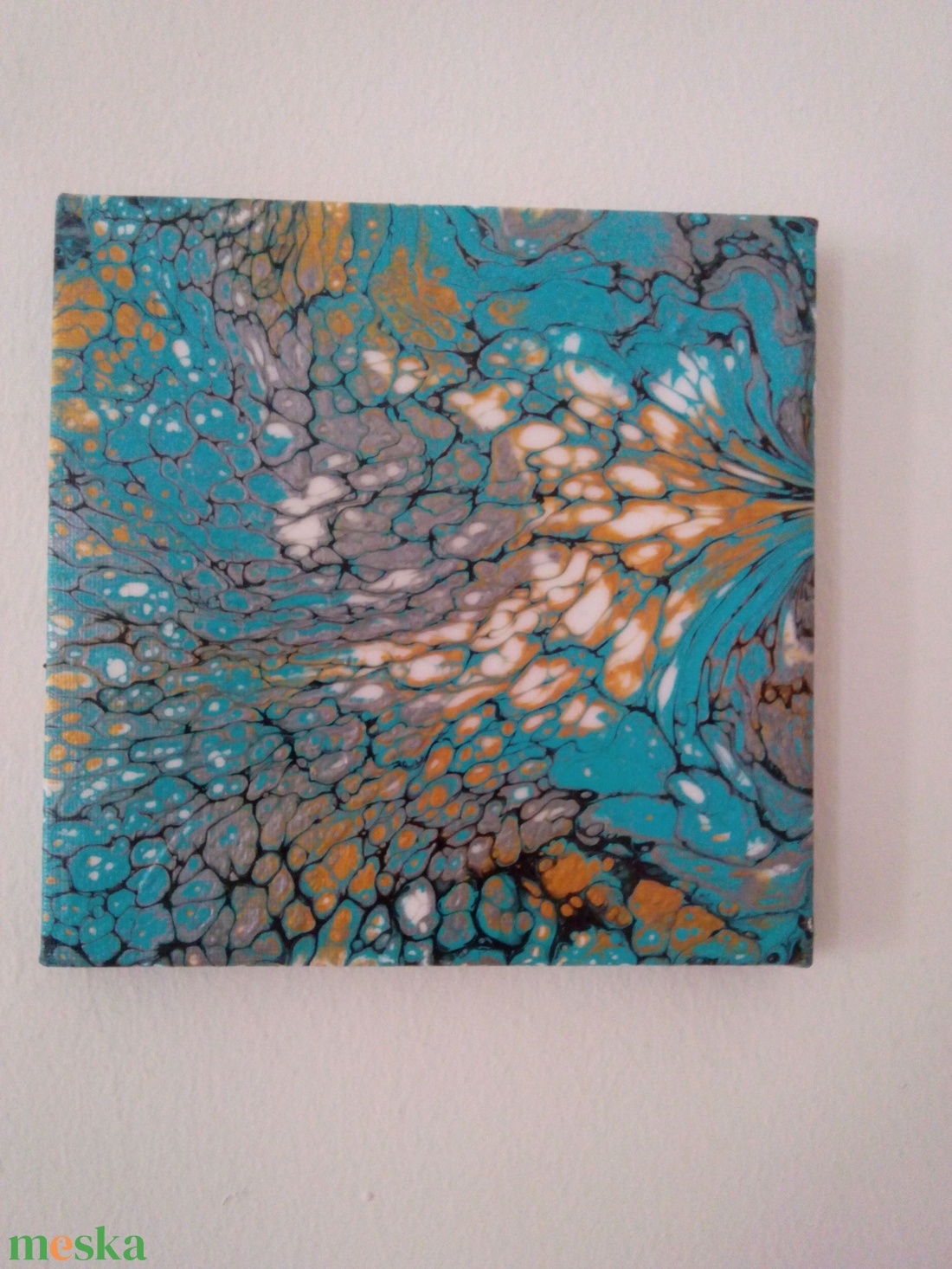 Nagytürkiz - művészet - festmény - akril - Meska.hu Nagytürkiz - művészet - festmény - akril - Meska.hu