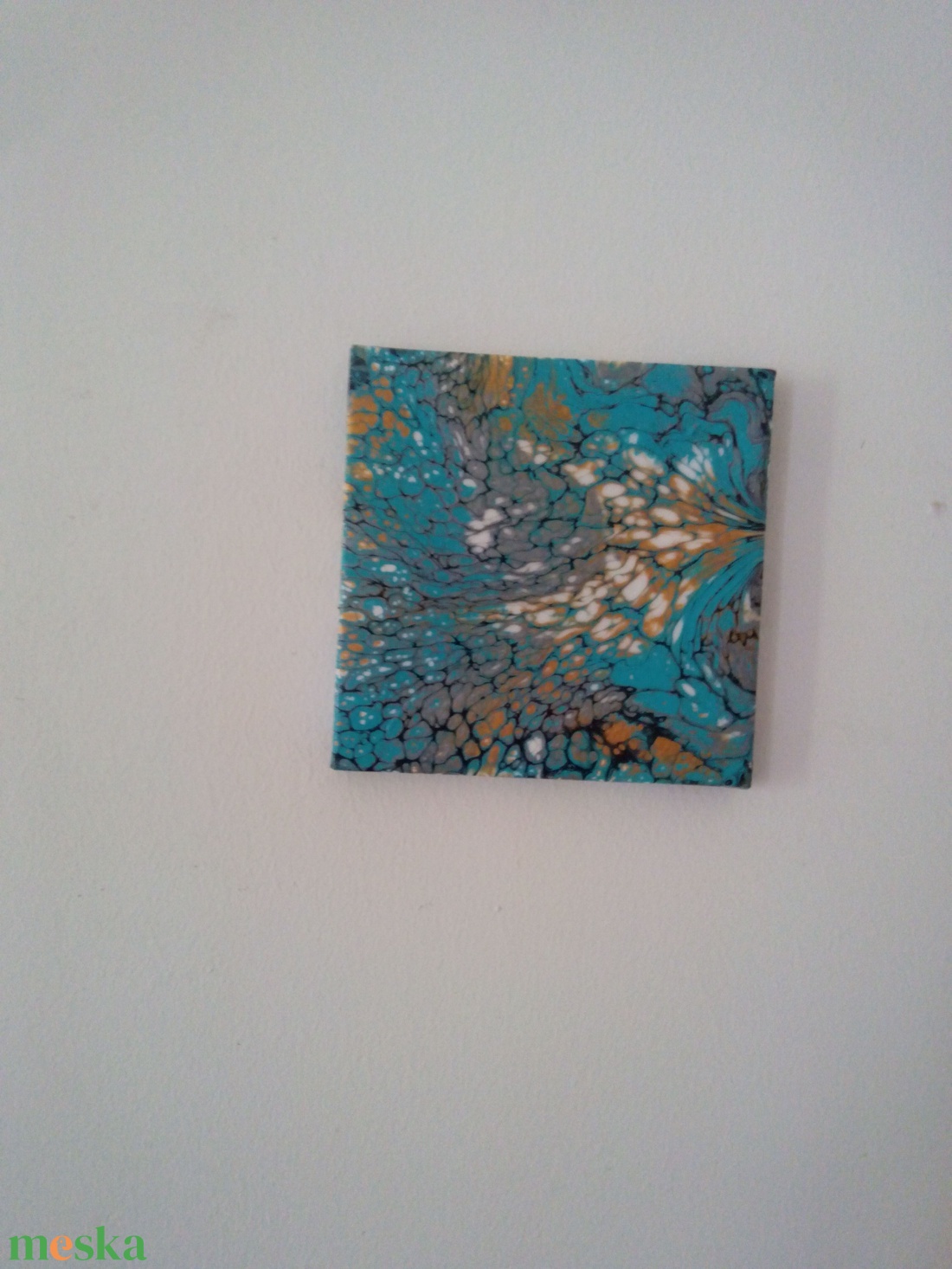 Nagytürkiz - művészet - festmény - akril - Meska.hu Nagytürkiz - művészet - festmény - akril - Meska.hu