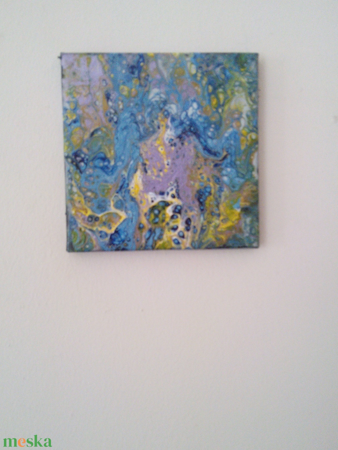kék - művészet - festmény - akril - Meska.hu