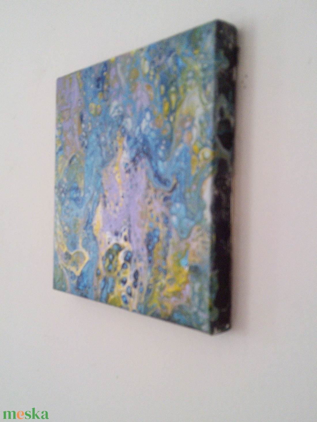 kék - művészet - festmény - akril - Meska.hu