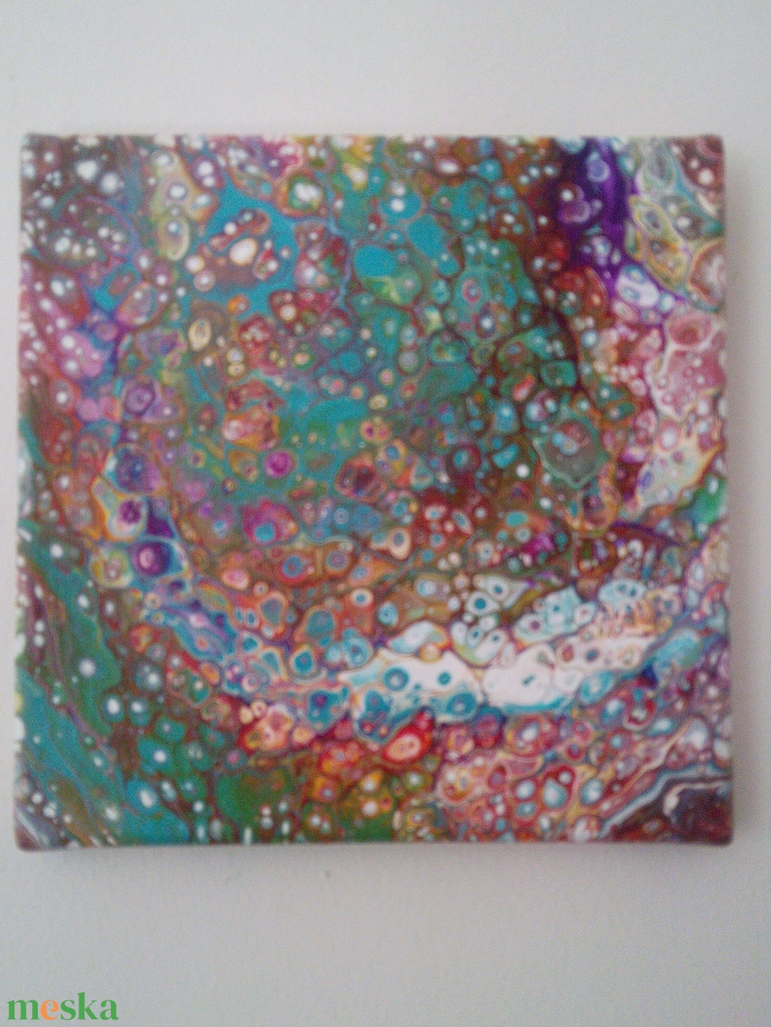 Színes galaxis - művészet - festmény - akril - Meska.hu Színes galaxis - művészet - festmény - akril - Meska.hu