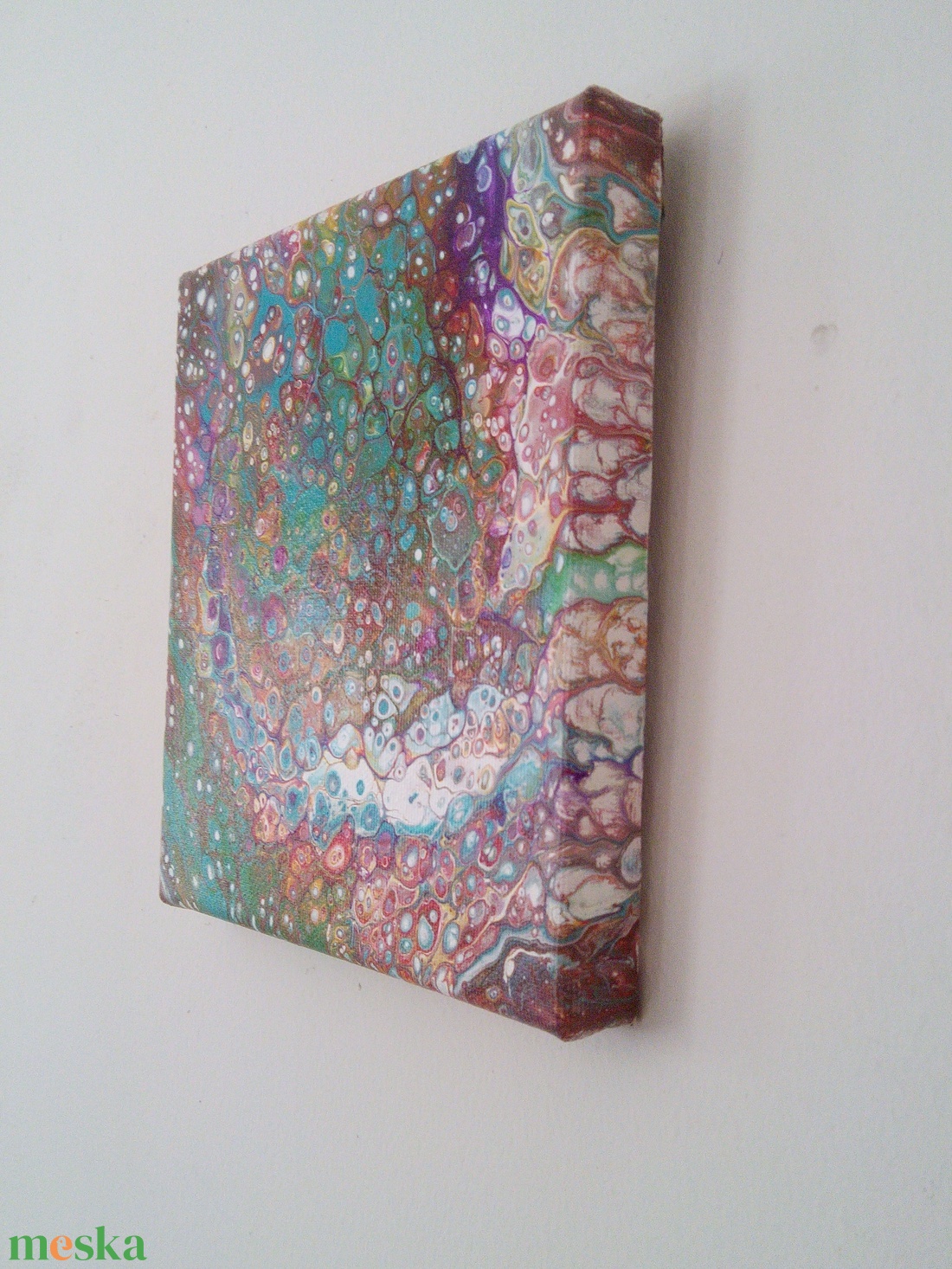 Színes galaxis - művészet - festmény - akril - Meska.hu Színes galaxis - művészet - festmény - akril - Meska.hu