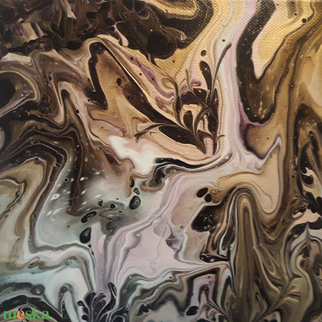 gyöngyház örvény - művészet - festmény - akril - Meska.hu gyöngyház örvény - művészet - festmény - akril - Meska.hu