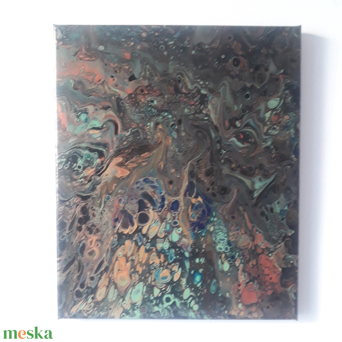 Hömpölygés - művészet - festmény - akril - Meska.hu