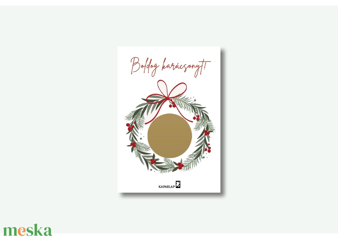 Ajtódísz kaparós sorsjegy - otthon & életmód - papír, írószer - ajándékozás kellékei - ajándék sorsjegy - Meska.hu