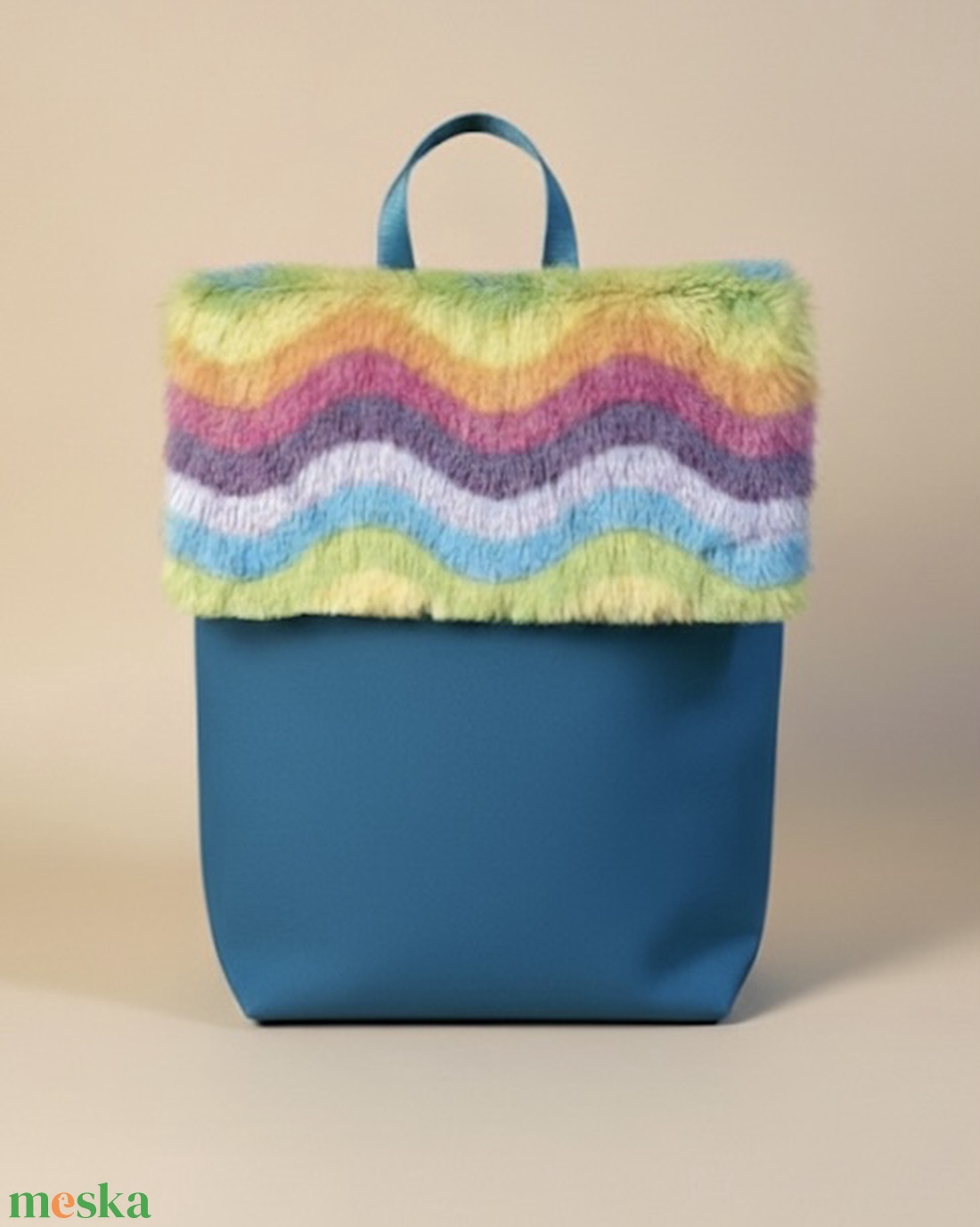 Puha bélésű hátizsák laptophoz - táska & tok - hátizsák - hátizsák - Meska.hu