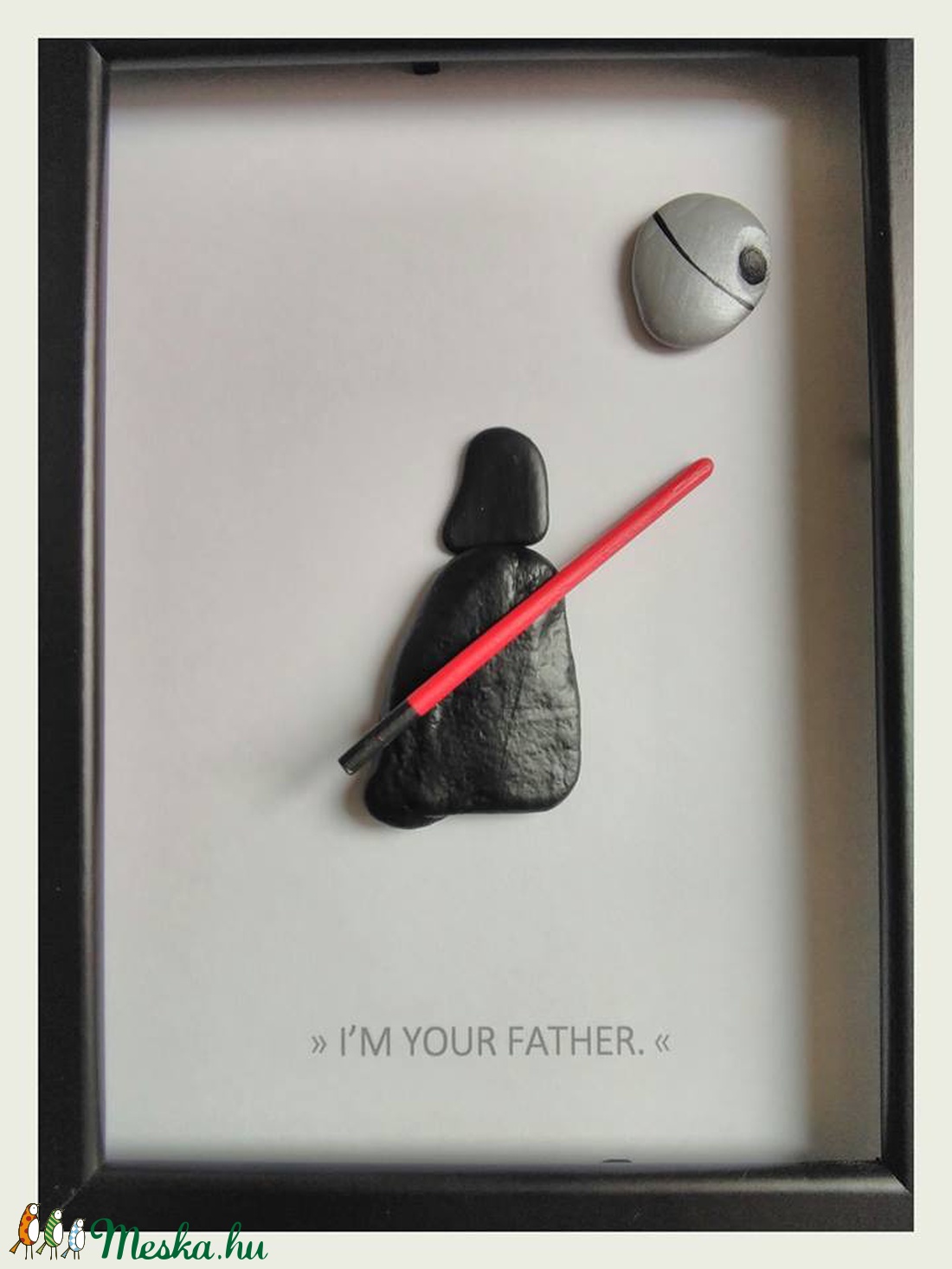Minimal art kavicskép - Star Wars - - Meska.hu Minimal art kavicskép - Star Wars - - Meska.hu