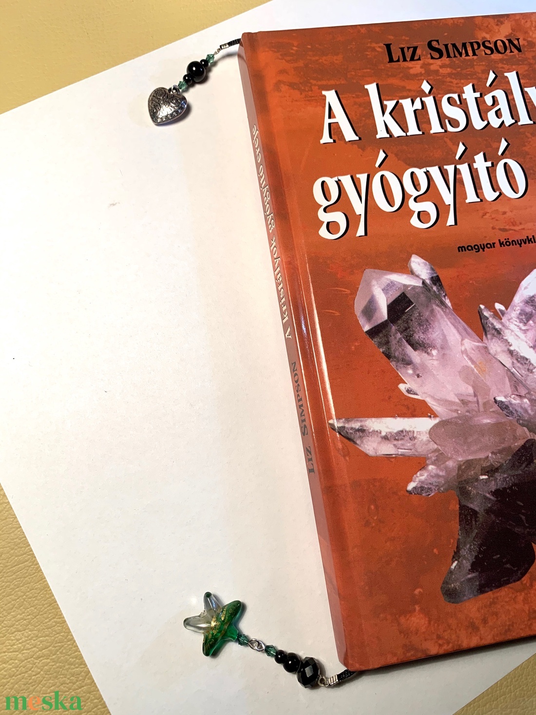 Könyvjelző zöld csillad lámpagyöngy - otthon & életmód - papír, írószer - Meska.hu Könyvjelző zöld csillad lámpagyöngy - otthon & életmód - papír, írószer - Meska.hu