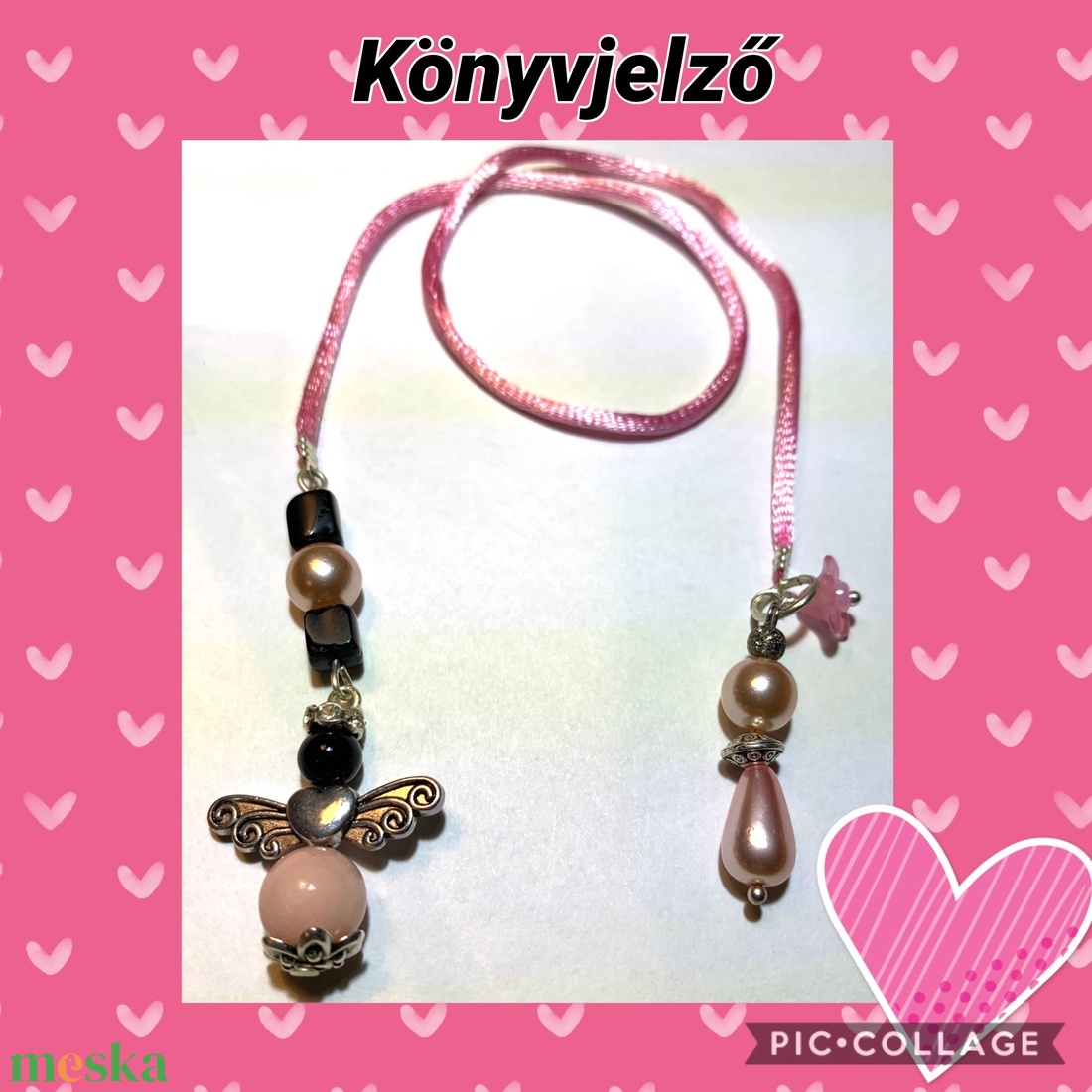 Könyvjelző rózsaszín angyal - könyv jelző rózsakvarc angyallal, rózsaszín könyvjelző - könyv & zene - könyvjelző - Meska.hu Könyvjelző rózsaszín angyal - könyv jelző rózsakvarc angyallal, rózsaszín könyvjelző - könyv & zene - könyvjelző - Meska.hu