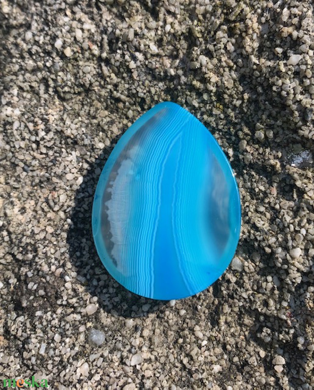 Kék felhős achát, agate kő 30x40mm ékszeralkatrész kék kő!, drágakő cabochon - ékszer - nyaklánc - medál - Meska.hu Kék felhős achát, agate kő 30x40mm ékszeralkatrész kék kő!, drágakő cabochon - ékszer - nyaklánc - medál - Meska.hu