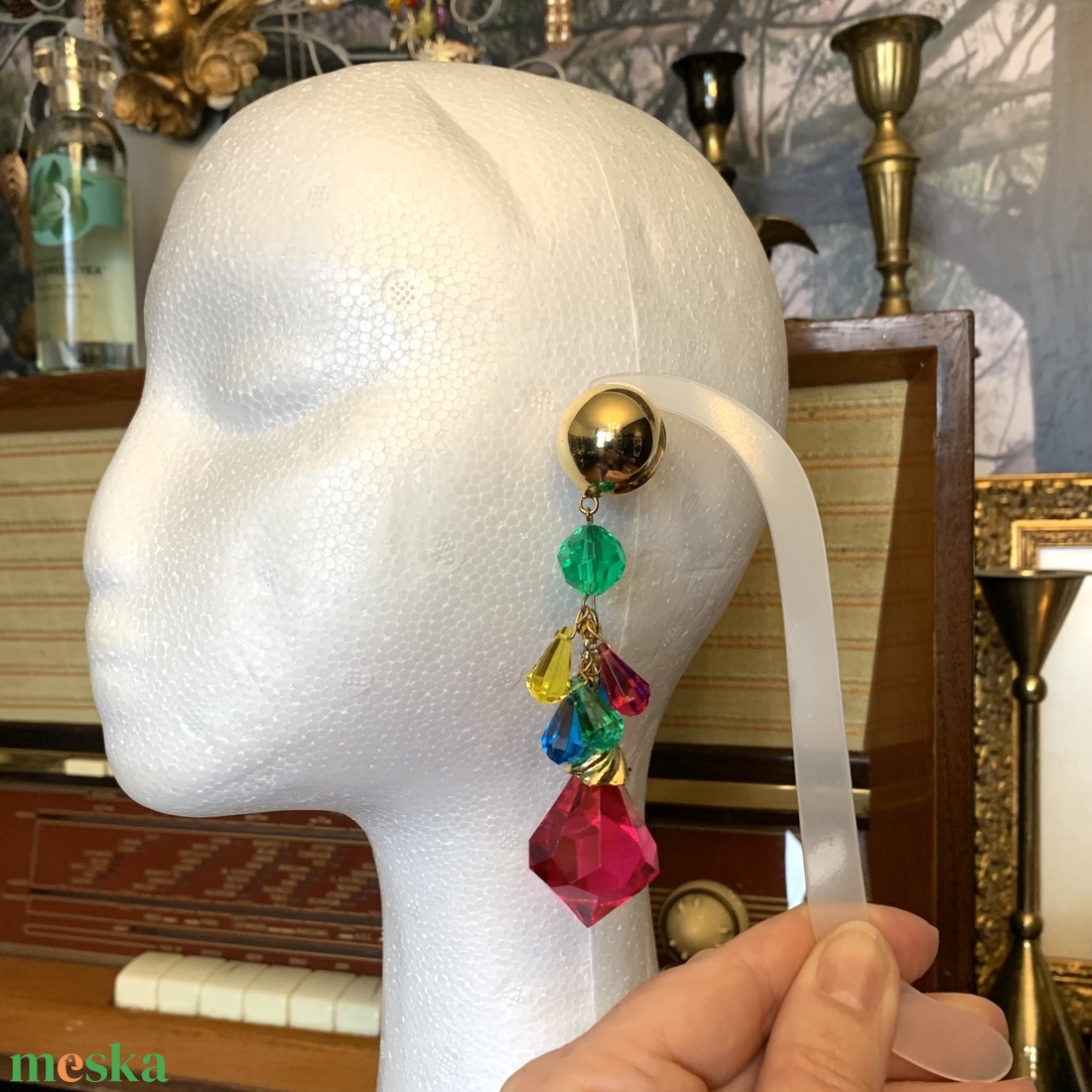 Régi ékszer, retro vintage ékszer, egyedi midcentury ékszer, fülbevaló, hatalmas fülklipsz 70-es évek, Disco klipsz - ékszer - ékszerszett - Meska.hu Régi ékszer, retro vintage ékszer, egyedi midcentury ékszer, fülbevaló, hatalmas fülklipsz 70-es évek, Disco klipsz - ékszer - ékszerszett - Meska.hu