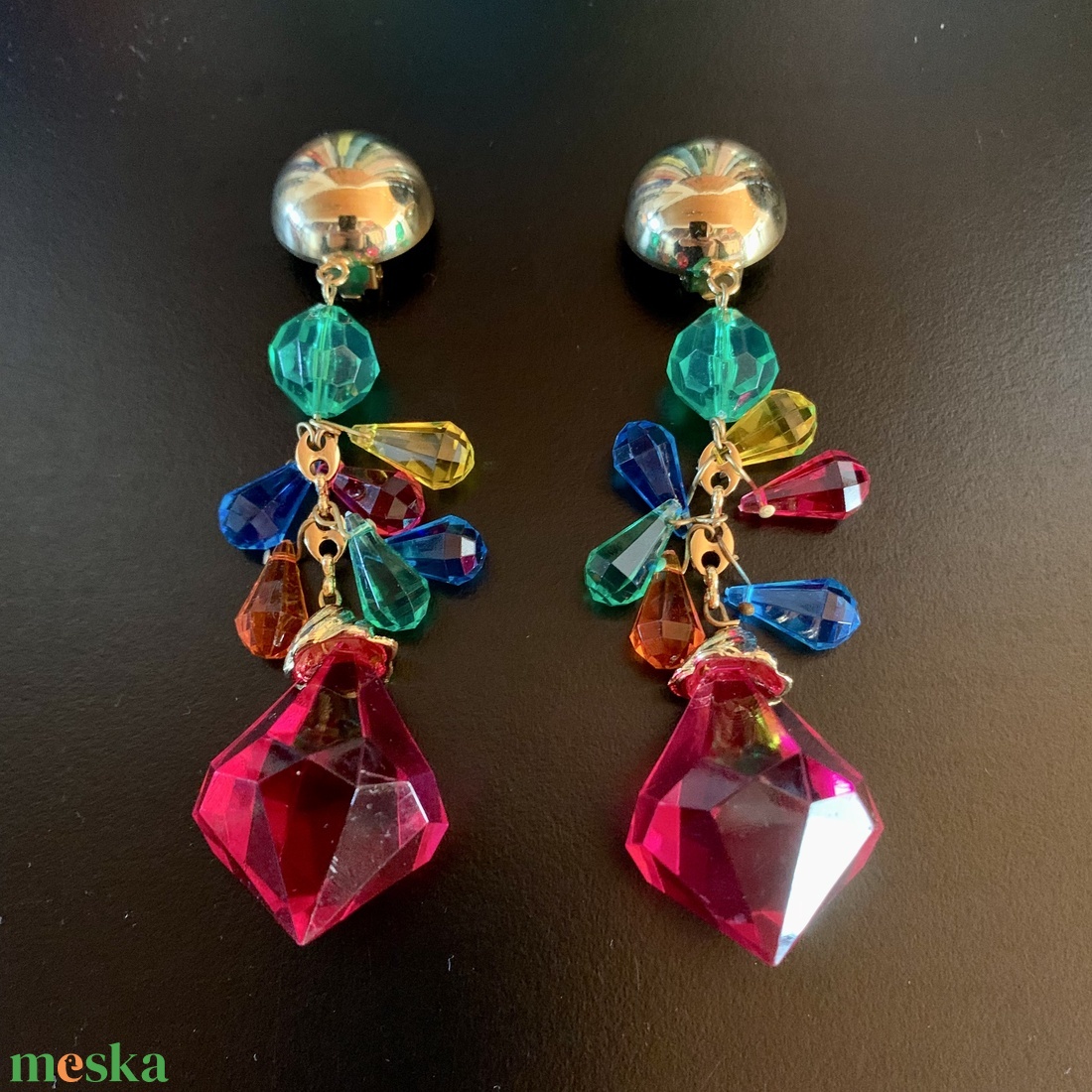 Régi ékszer, retro vintage ékszer, egyedi midcentury ékszer, fülbevaló, hatalmas fülklipsz 70-es évek, Disco klipsz - ékszer - ékszerszett - Meska.hu Régi ékszer, retro vintage ékszer, egyedi midcentury ékszer, fülbevaló, hatalmas fülklipsz 70-es évek, Disco klipsz - ékszer - ékszerszett - Meska.hu