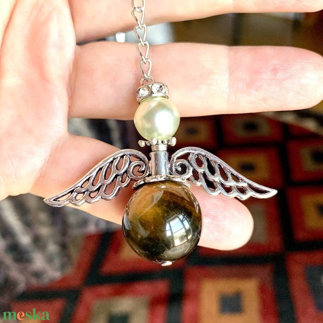 Nagy TIGRISSZEM Angyal, angyalka, őrangyal charm, angyal dísz, angyalos kulcstartó, táskadísz, ajándék angyalka tündér - ékszer - karkötő - charm karkötő - Meska.hu Nagy TIGRISSZEM Angyal, angyalka, őrangyal charm, angyal dísz, angyalos kulcstartó, táskadísz, ajándék angyalka tündér - ékszer - karkötő - charm karkötő - Meska.hu