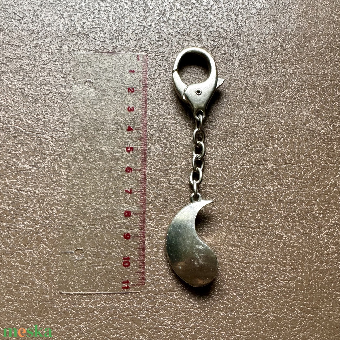 Yin vagy Yang kulcstartó, vintage kulcstartó a 80-as évekből, régi kulcskarika, kulcs tartó  - táska & tok - kulcstartó & táskadísz - kulcstartó - Meska.hu