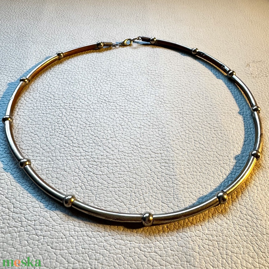 Férfi vagy UNISEX nyaklánc fém szemekből, 44 cm vintage fém nyaklánc férfiaknak - ékszer - nyaklánc - medál nélküli nyaklánc - Meska.hu Férfi vagy UNISEX nyaklánc fém szemekből, 44 cm vintage fém nyaklánc férfiaknak - ékszer - nyaklánc - medál nélküli nyaklánc - Meska.hu