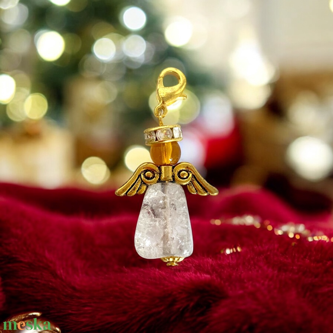 Kristály angyalka, őrangyal, angyal charm, angyal dísz, angyalos kulcstartó, táskadísz, ajándék angyalka tündér - ékszer - karkötő - charm karkötő - Meska.hu Kristály angyalka, őrangyal, angyal charm, angyal dísz, angyalos kulcstartó, táskadísz, ajándék angyalka tündér - ékszer - karkötő - charm karkötő - Meska.hu