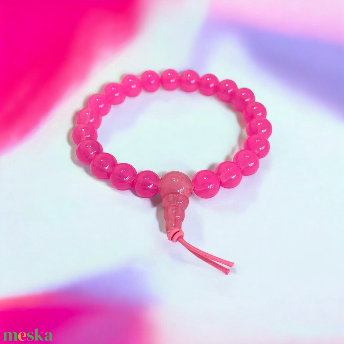 Pink Mala karkötő - üveg mala karkötő - rózsaszín - méret: S/M, kis jóga karkötő, rózsaszín karperec, pink karkötő - otthon & életmód - dekoráció - spiritualitás - mala - Meska.hu Pink Mala karkötő - üveg mala karkötő - rózsaszín - méret: S/M, kis jóga karkötő, rózsaszín karperec, pink karkötő - otthon & életmód - dekoráció - spiritualitás - mala - Meska.hu