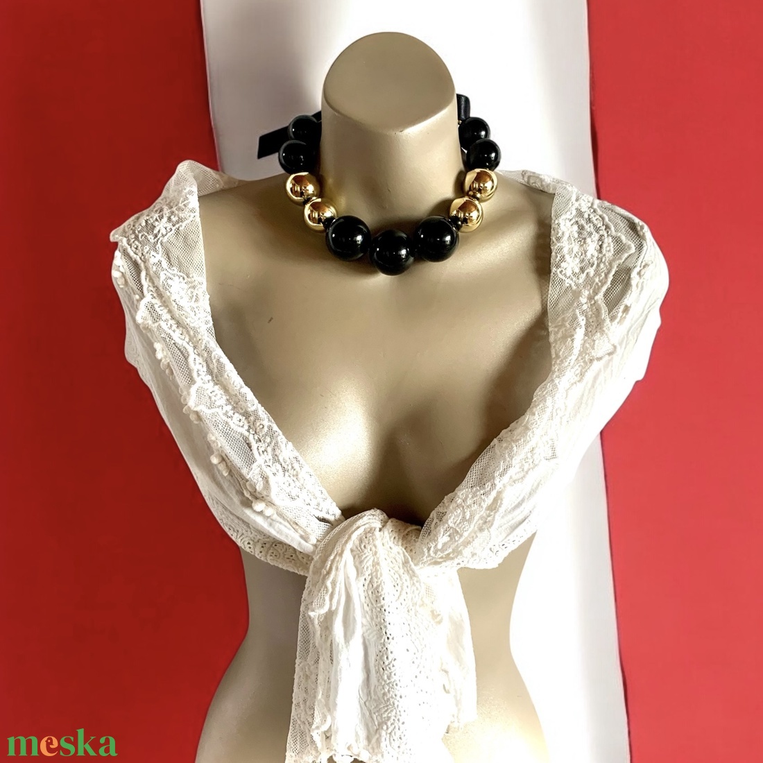 Állítható olasz 95 cm-es vintage nyaklánc 1980-as évekből, hibátlan minőségi ékszer, retro nyakék black Necklace - ékszer - ékszerszett - Meska.hu Állítható olasz 95 cm-es vintage nyaklánc 1980-as évekből, hibátlan minőségi ékszer, retro nyakék black Necklace - ékszer - ékszerszett - Meska.hu